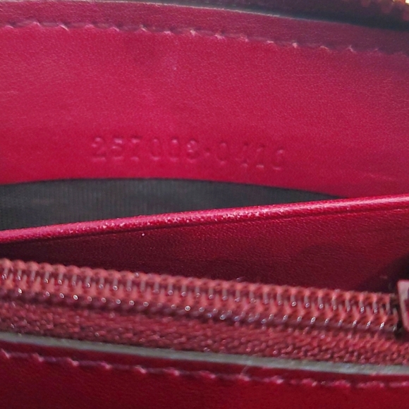 🇮🇹Gucci Guccisima GG Embossed Leather Burgundy Continental Wallet - Picture 15 of 17